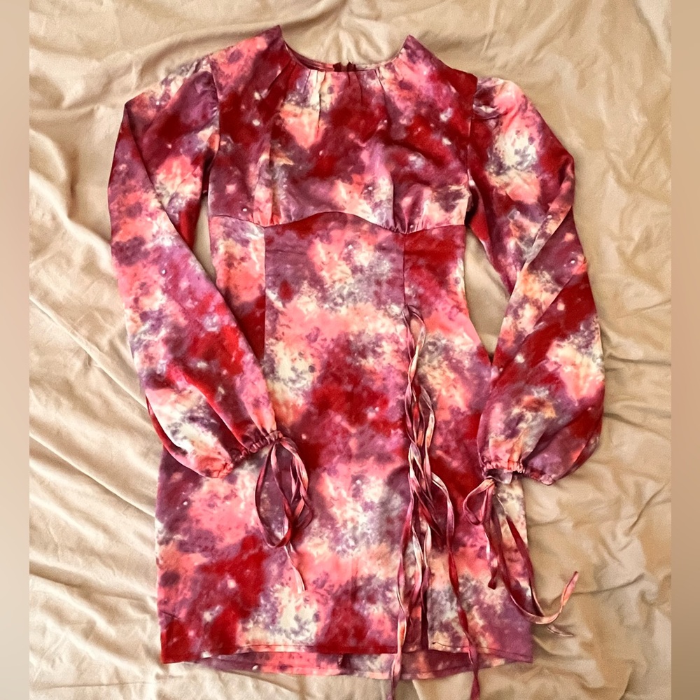 ✨Nasty Gal Multicolor Tie-Dye Dress
